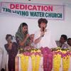 Terry at The Living Water Church Dedication. Only Believe Ministries has been able to have several churches built in India because of our generous partners.